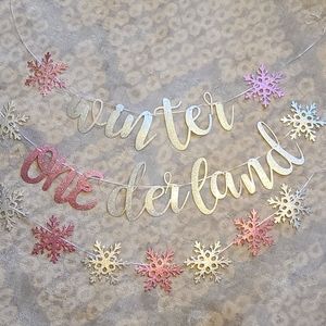 Winter ONEderland Birthday Decoration